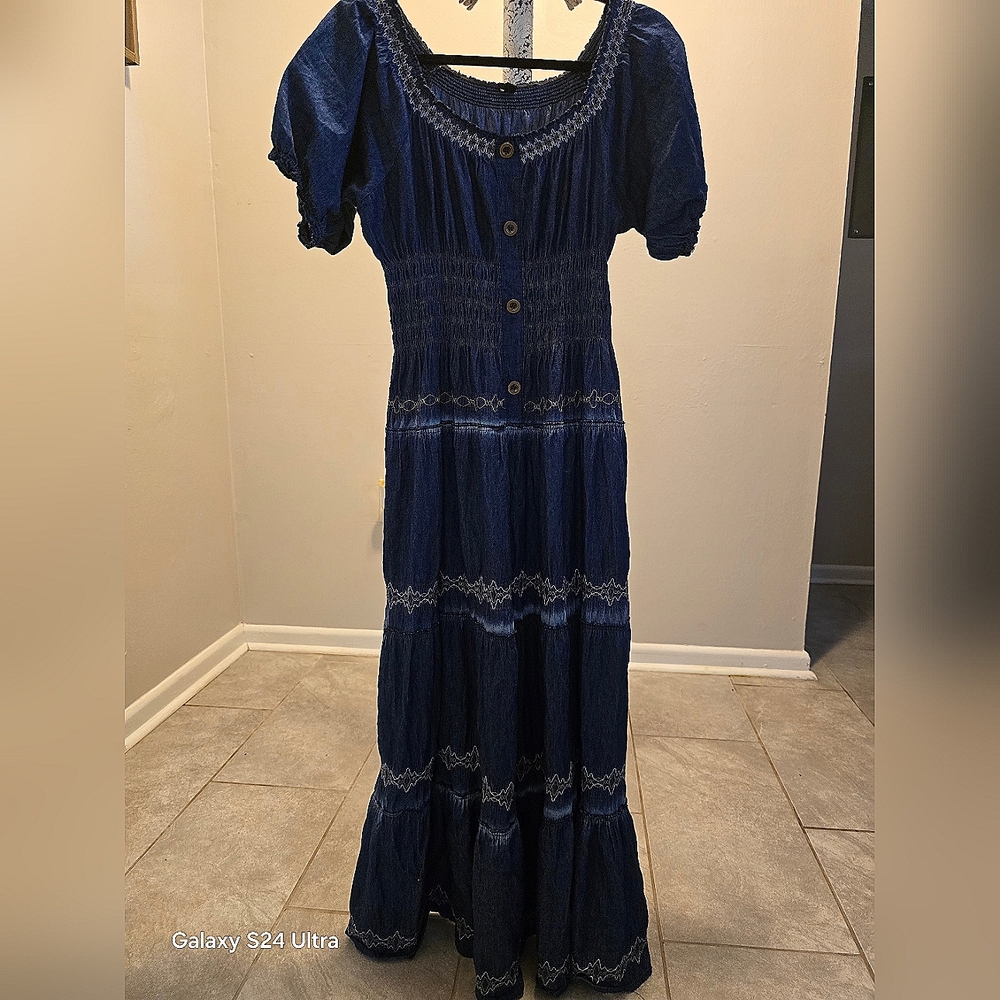 Maxi Denim Dress